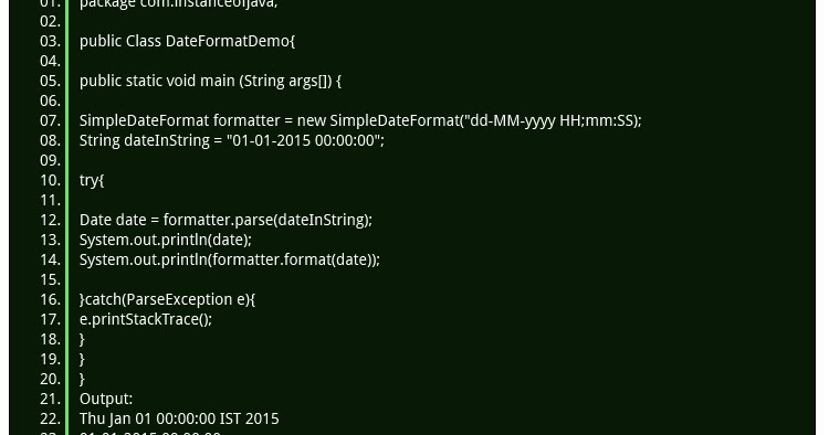 java parse date from string java parse date from string