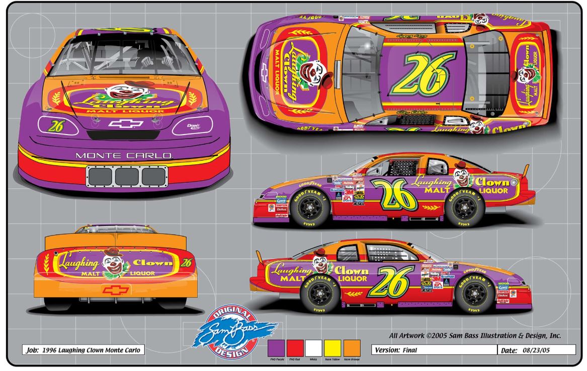 Just A Car Guy Sam Bass, artist of memorable Nascar paint jobs, has