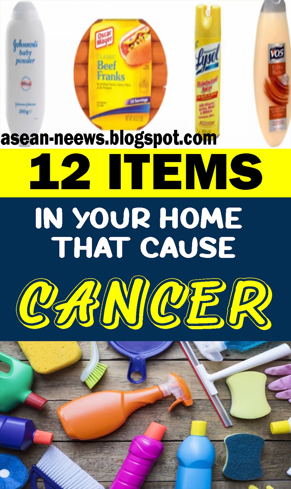 12 Items in Your Home That Cause Cancer
