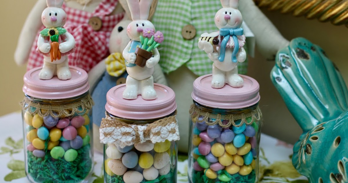 Easter Bunny Candy Jar AnnMarie John LLC A Travel and Lifestyle Blog