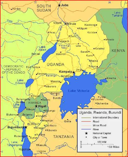 image: Map of Uganda