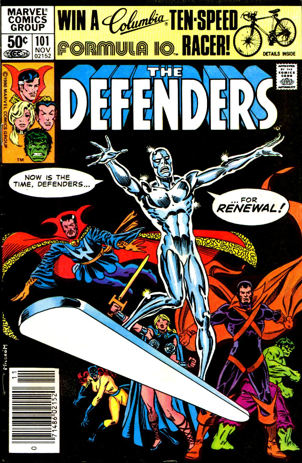 Read online The Defenders (1972) comic -  Issue #101 - 1