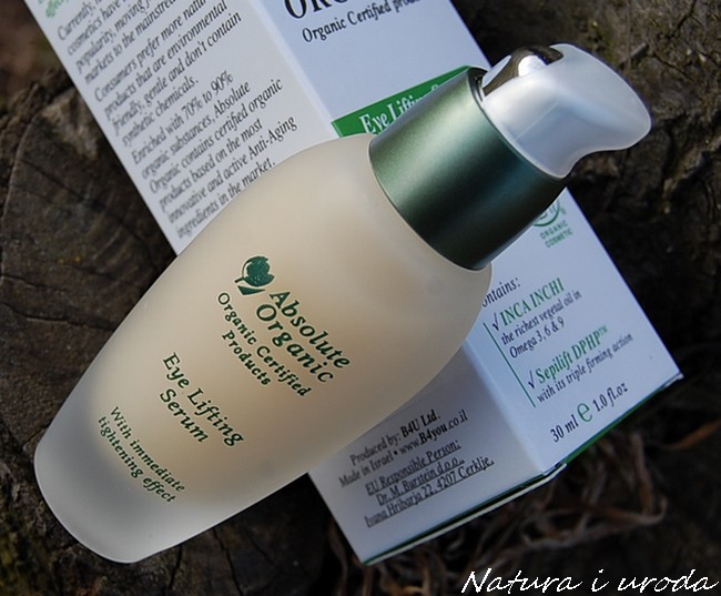 Natura i uroda ABSOLUTE ORGANIC Serum liftingujące pod oczy