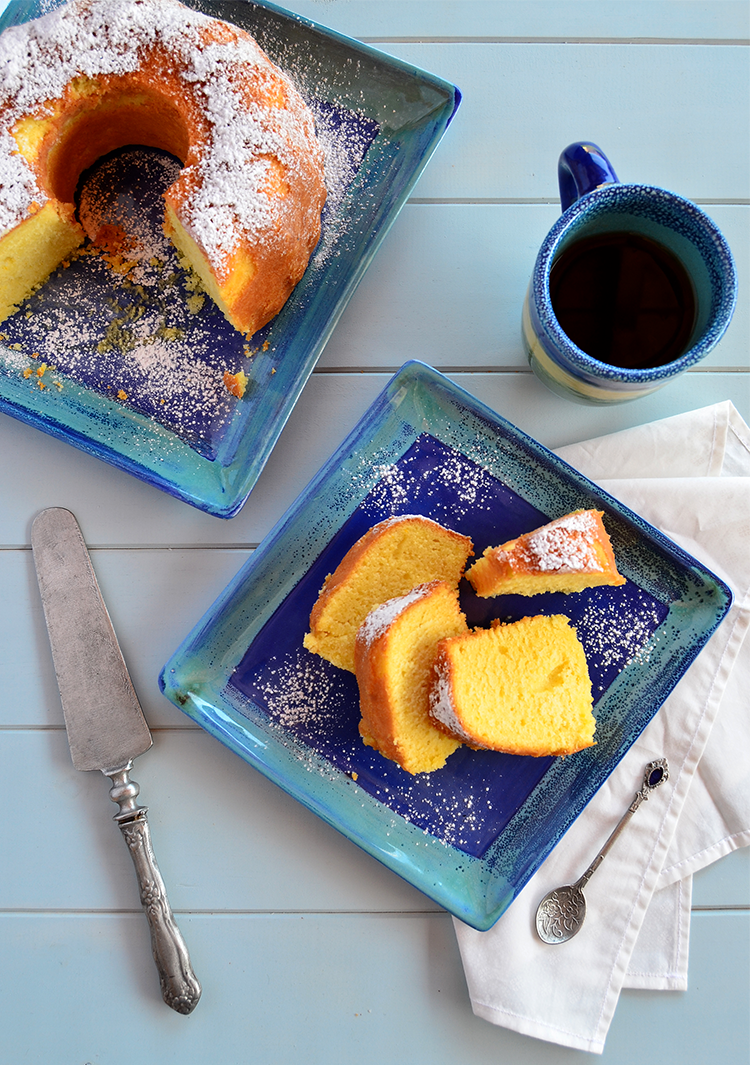 Budín de naranja y queso crema / Recetas dulces, fáciles y ricas