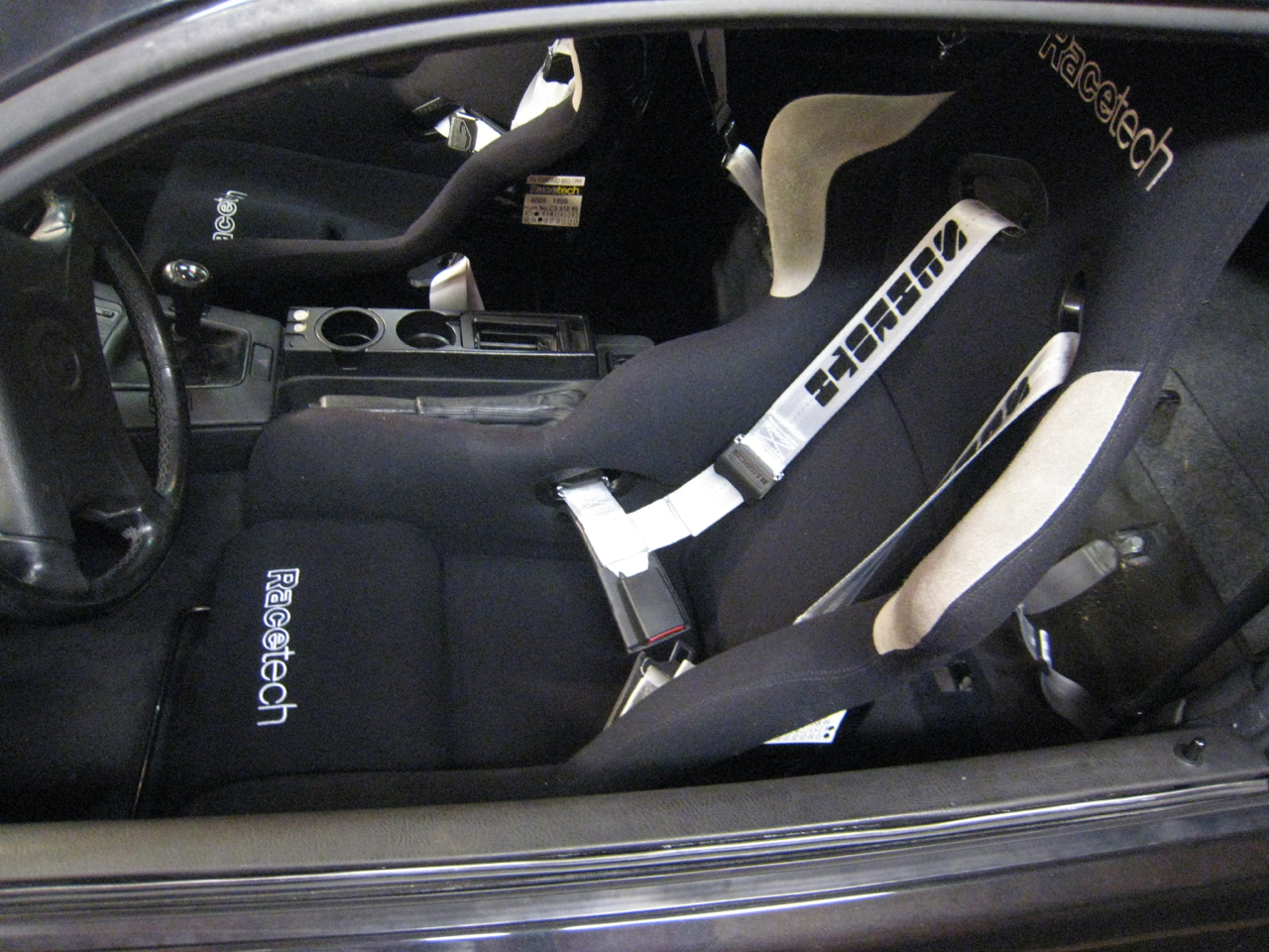 M3 PINK Racetech RT4009 Race Seats and Wedge Engineering Seat Brackets