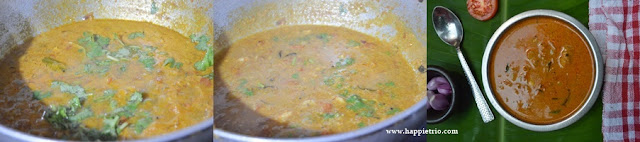 Step 5 - Kerala Prawn Curry Recipe | Nadan Chemmeen Curry | Iral Thengapal Kuzhambu