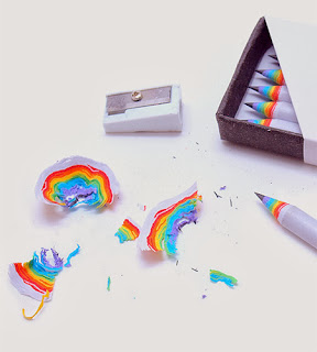 Rainbow pencils, lápices arco iris