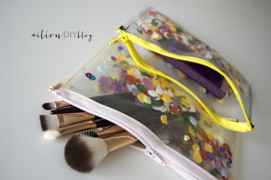 confetti bag case diy