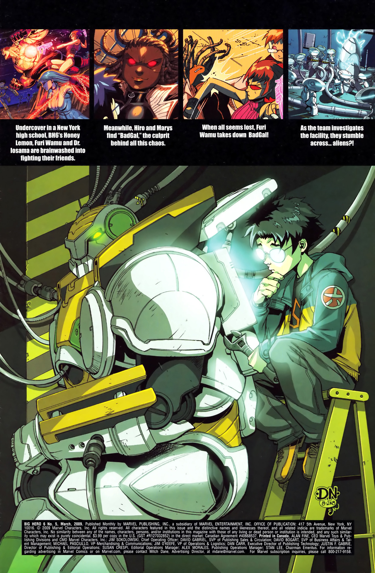 Read online Big Hero 6 (2008) comic -  Issue #5 - 2