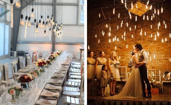 Edison Light Bulbs - Creative Lighting Ideas for Your Wedding Reception