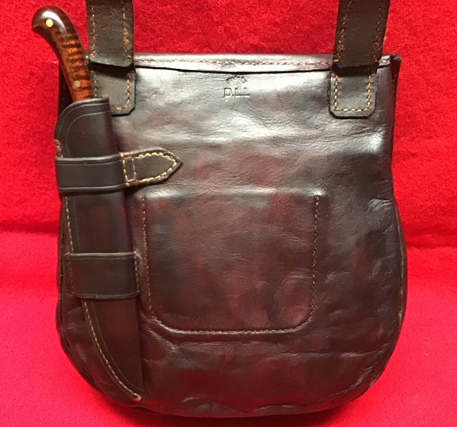 Leather from the Past: Double Shot Bag #54