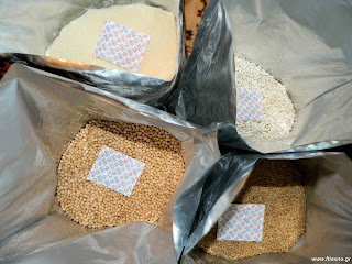 Αποθήκευση τροφίμων σε σακούλες mylar