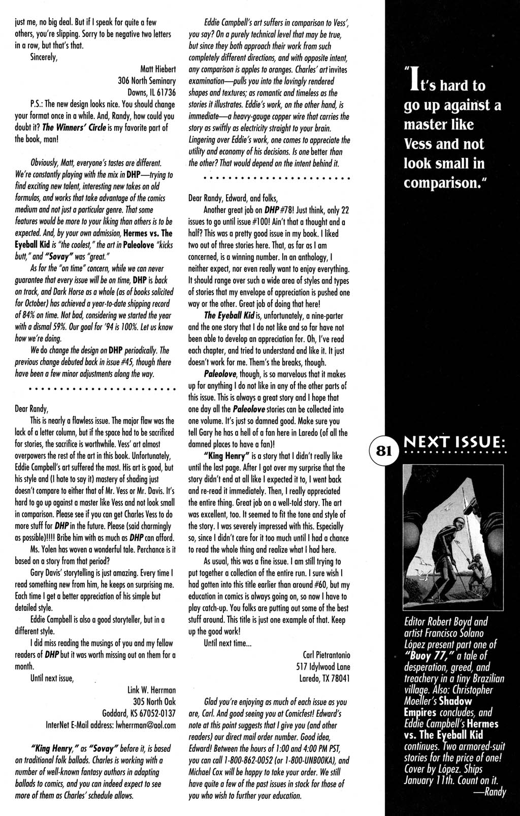 Read online Dark Horse Presents (1986) comic -  Issue #80 - 22