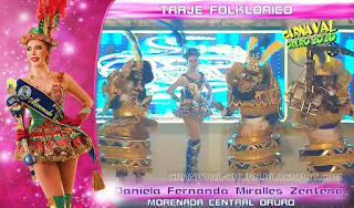 Daniela Fernanda Miralles Zenteno traje folklórico