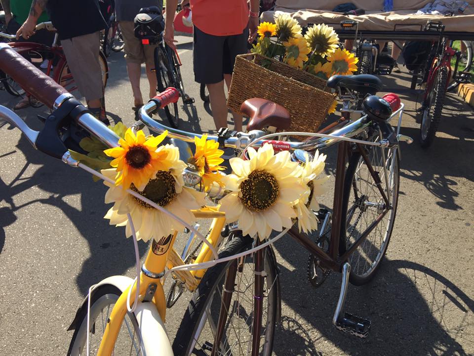 sunflower bike