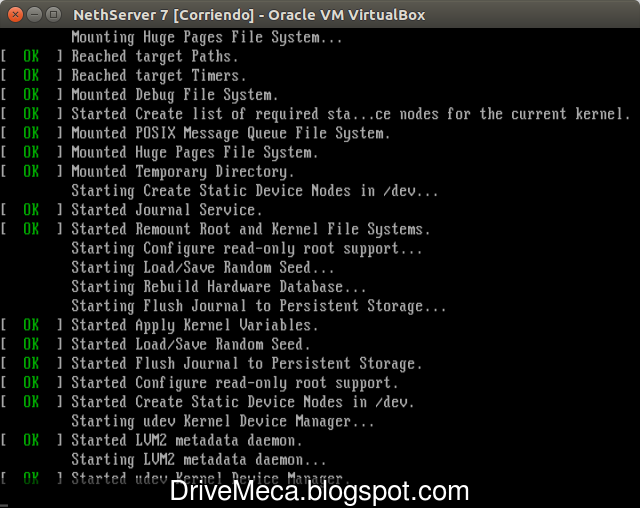 DriveMeca instalando NethServer paso a paso