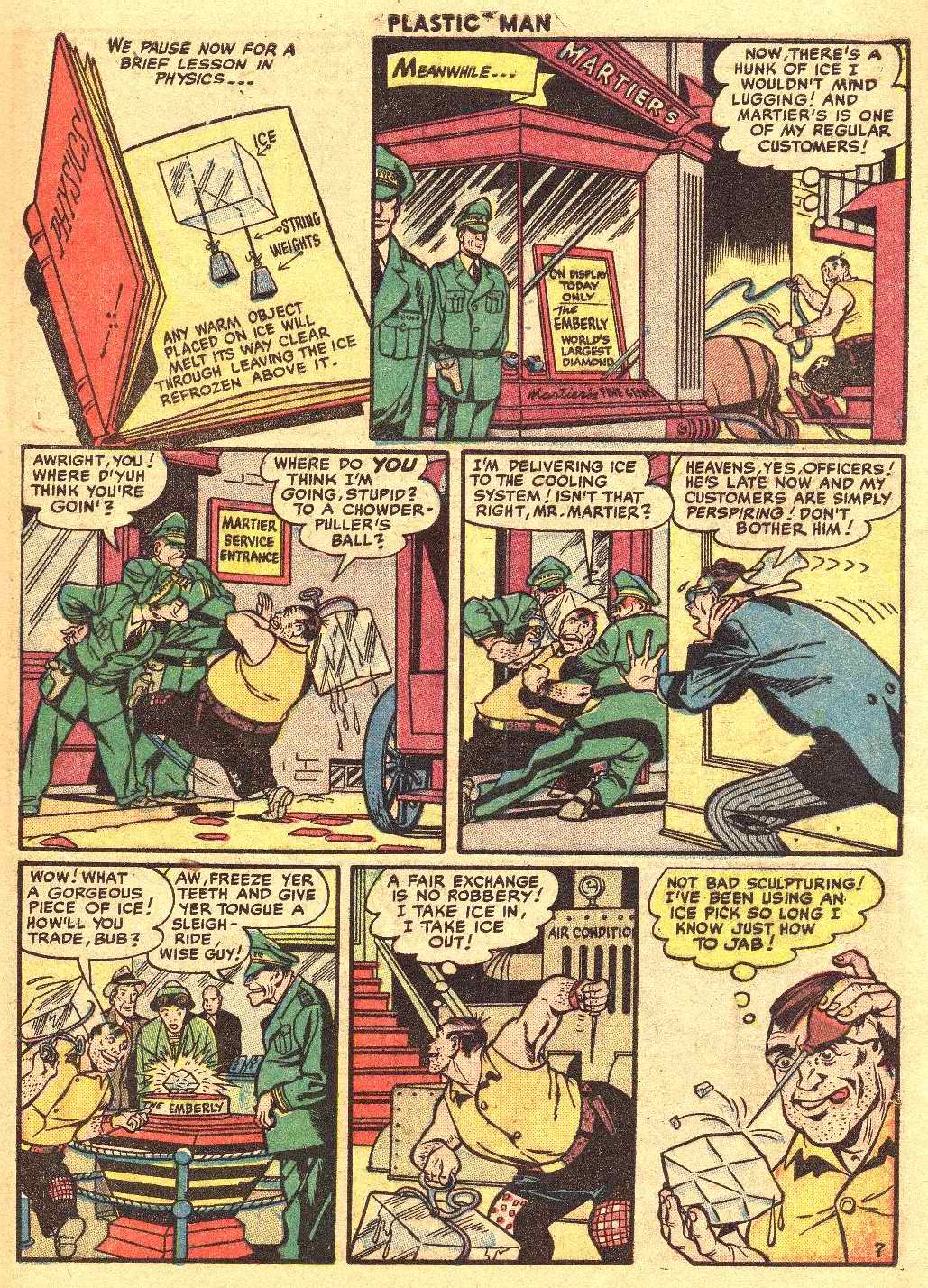 Read online Plastic Man (1943) comic -  Issue #32 - 10