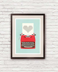 poster valentine valentines posters typewriter graphic typography a3 via lovely designs walls handz empty planning think been inspiration modern heart