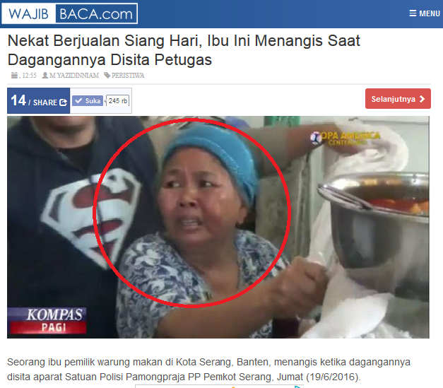 VIDEO : RAZIA Warung Makan oleh Satpol PP, Menuai Komentar Pedas Para Netizen