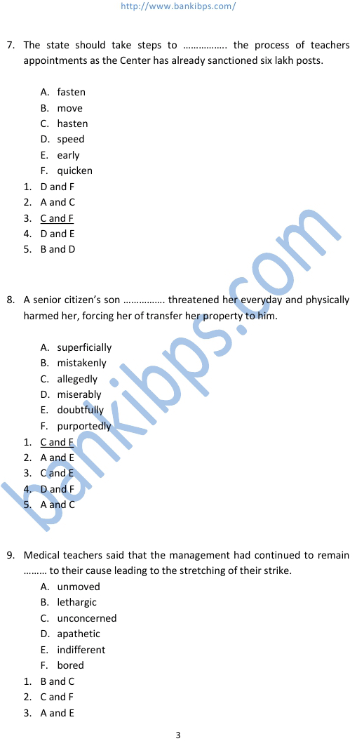 ibps solved papers download
