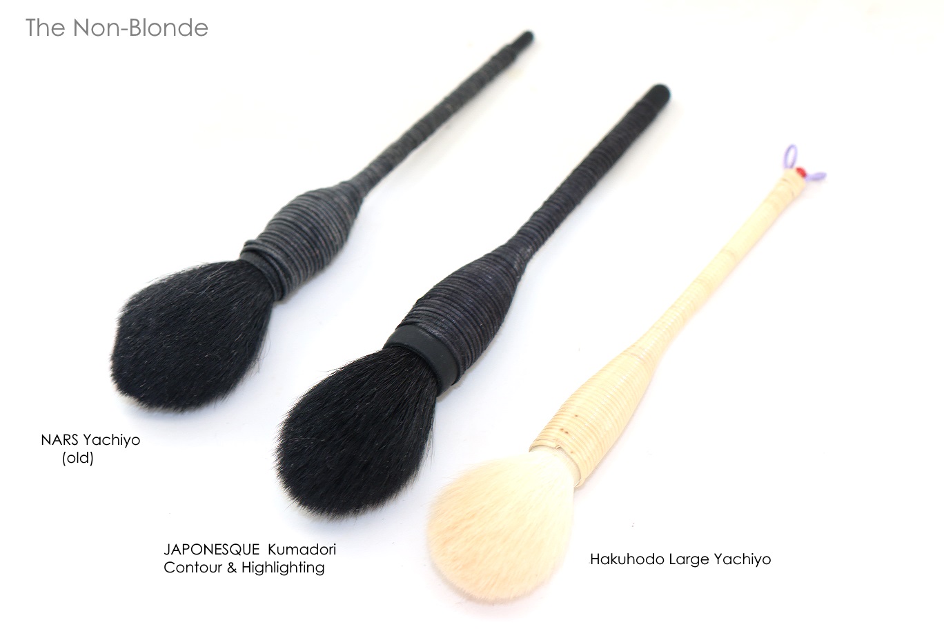 Japonesque Kumadori Makeup Brushes The NonBlonde