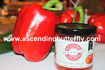 The Backyard Food Company Rhode Island Red Hot Relish on display at Getting Gorgeous 2015 in New York City