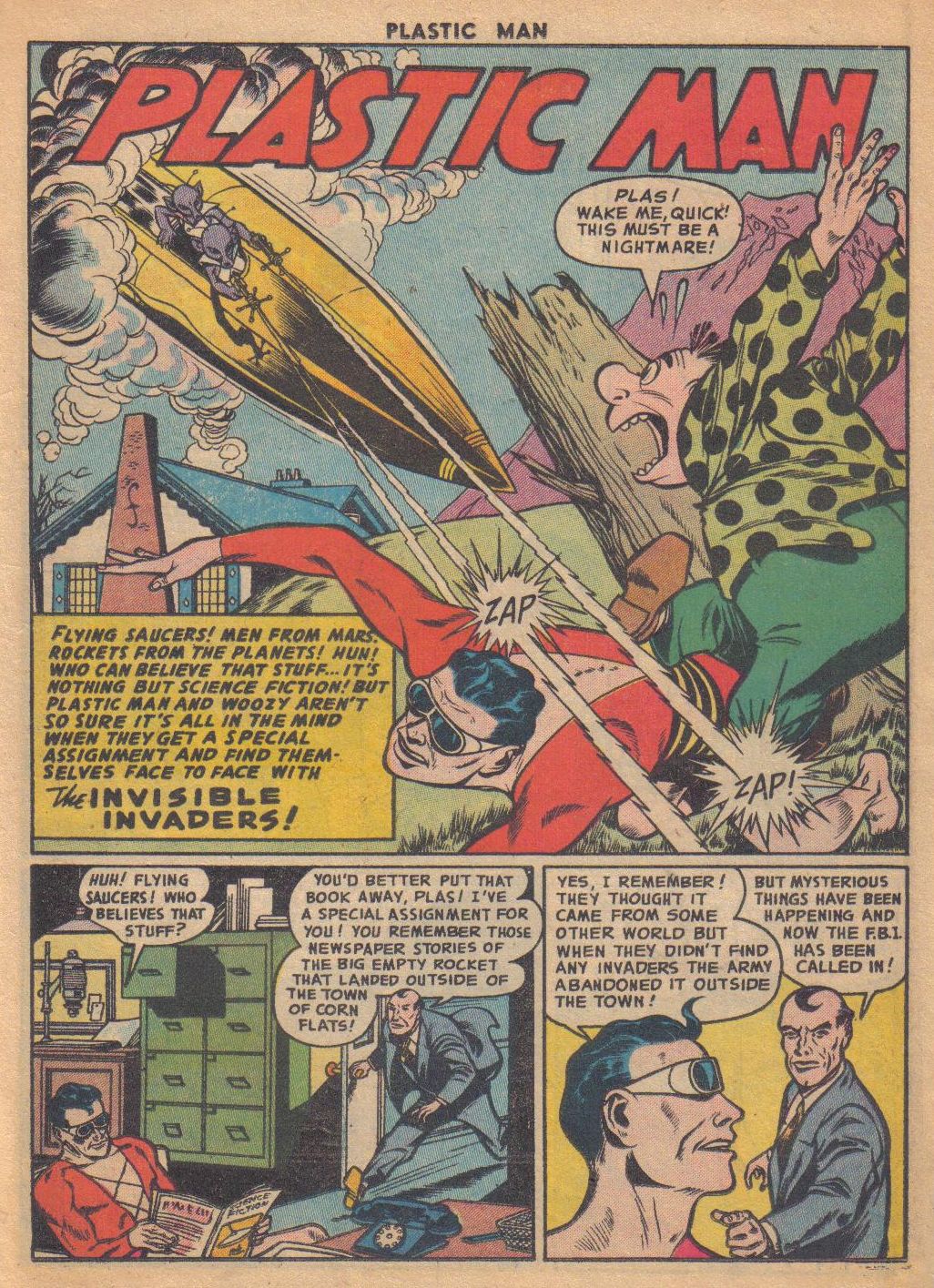Read online Plastic Man (1943) comic -  Issue #64 - 11