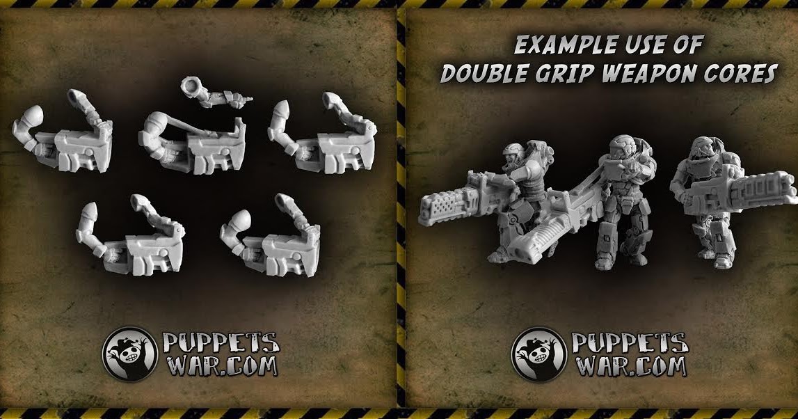 Wargame News and Terrain Puppetswar New Science Fiction Double Grip