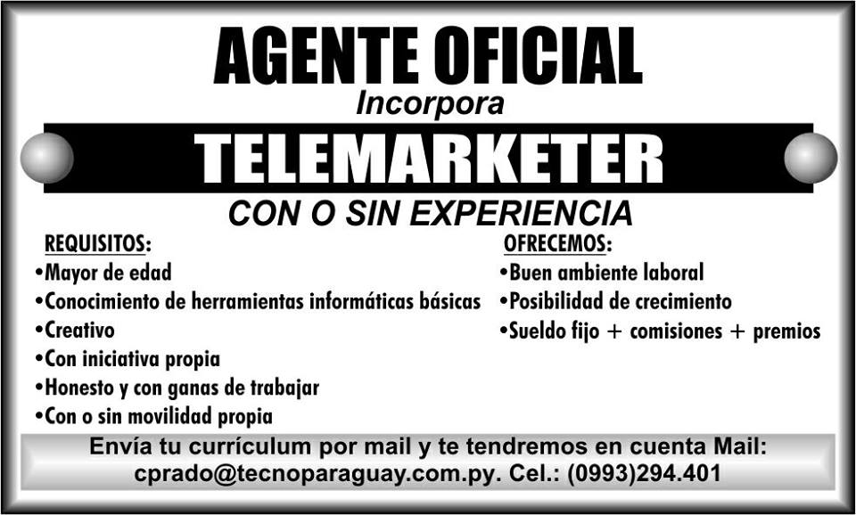 💼 BOLSA DE TRABAJO PARAGUAY EMPLEOS 12/06/16 💼 BOLSA DE TRABAJO PARAGUAY EMPLEOS 12/06/16