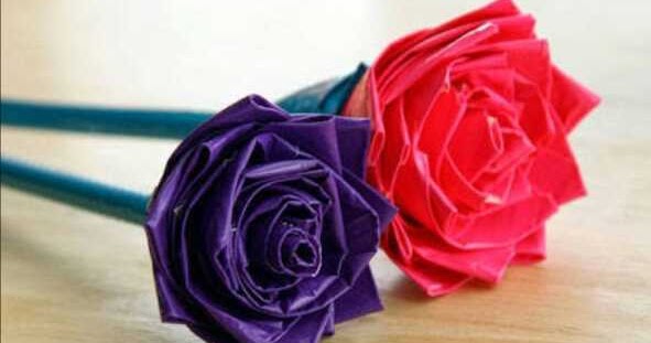 Cara Membuat Bunga Lavender Dari Sedotan PECINTA BUNGA