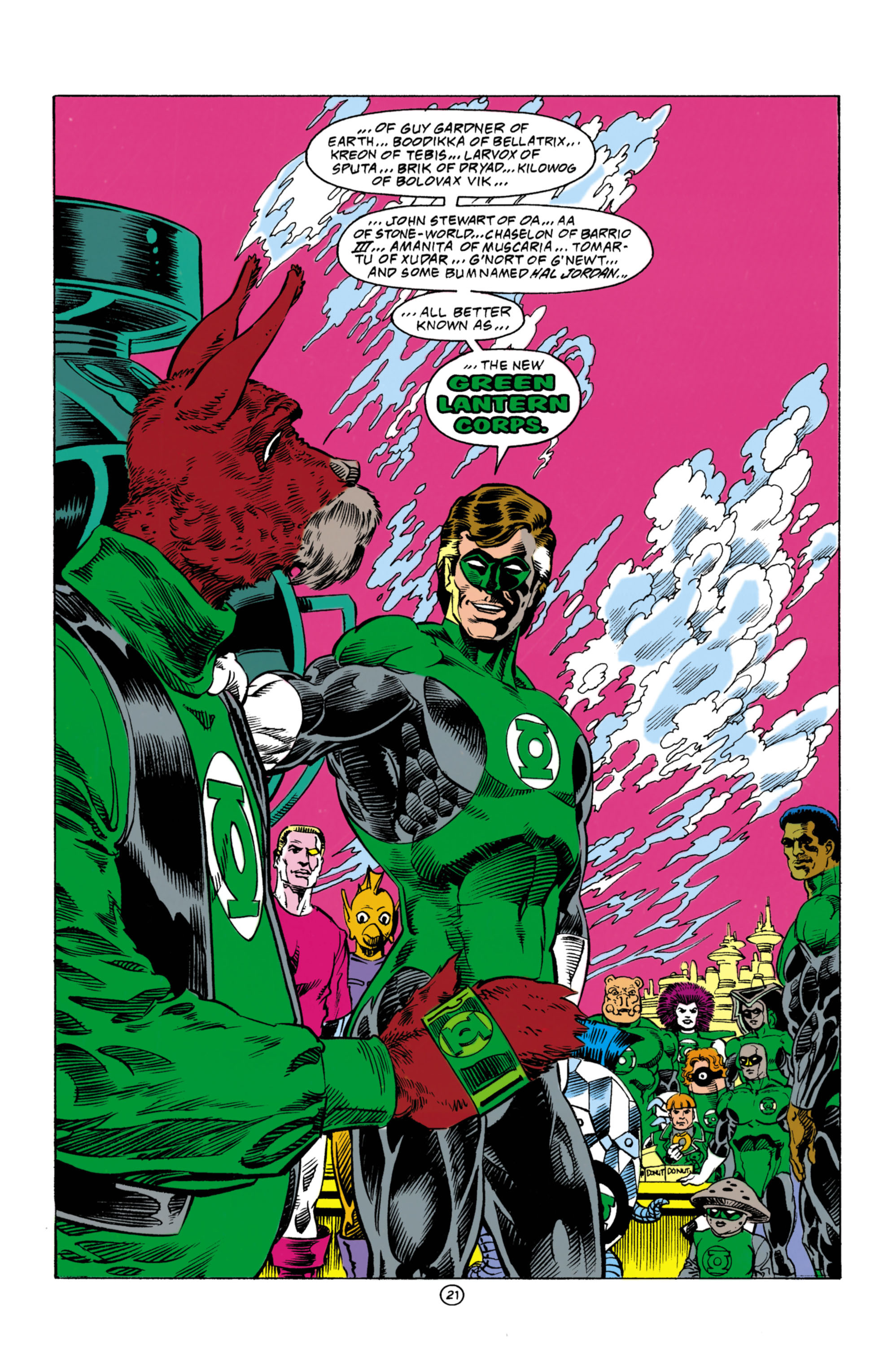 Read online Green Lantern (1990) comic -  Issue #24 - 21