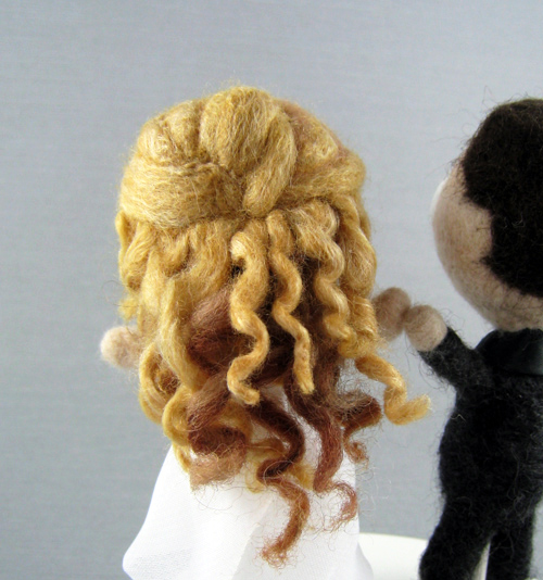 withkare Felted Topper with Curly Hair Tutorial (Gwyn and Danny)
