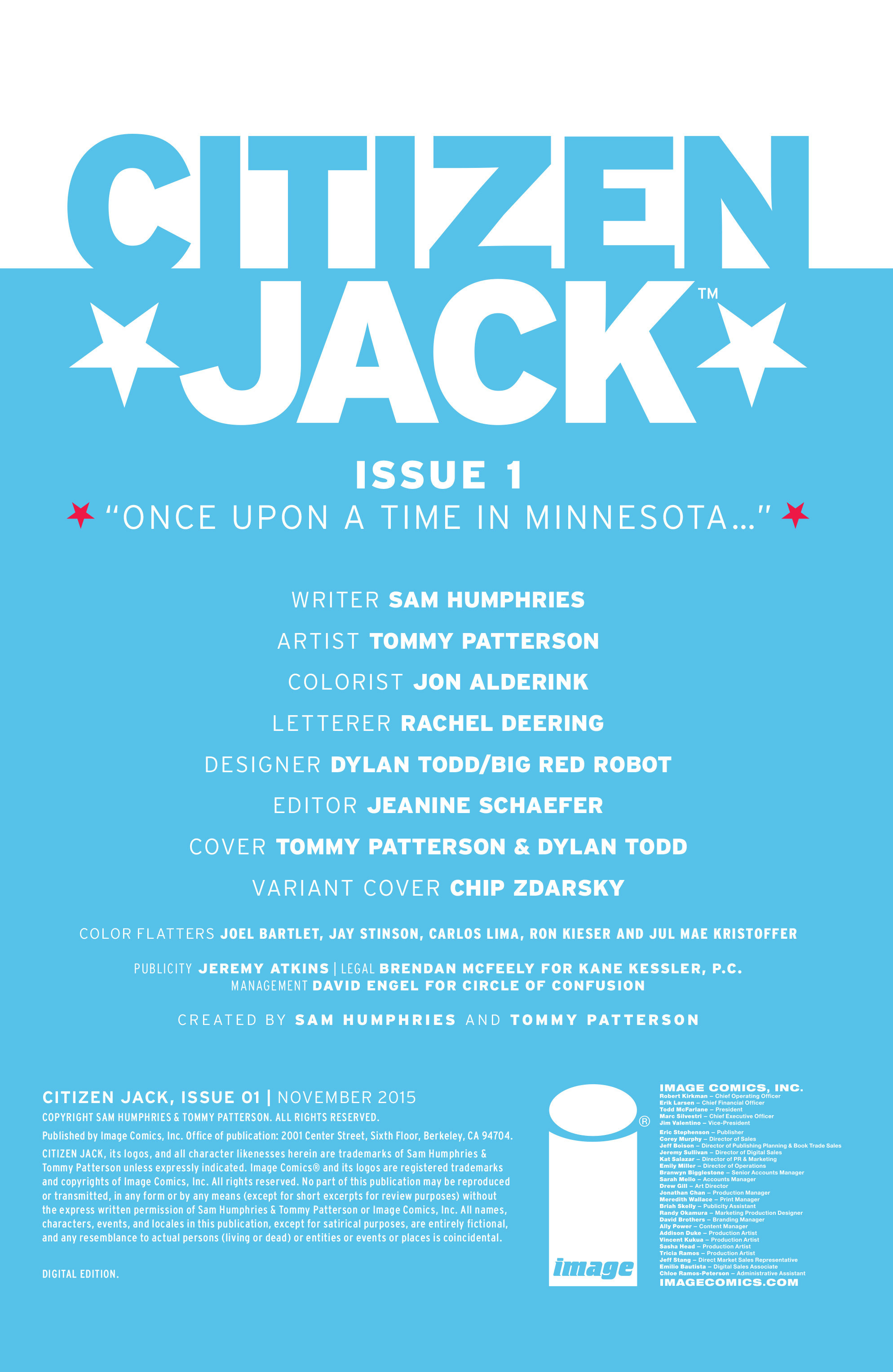 Read online Citizen Jack comic -  Issue #1 - 2