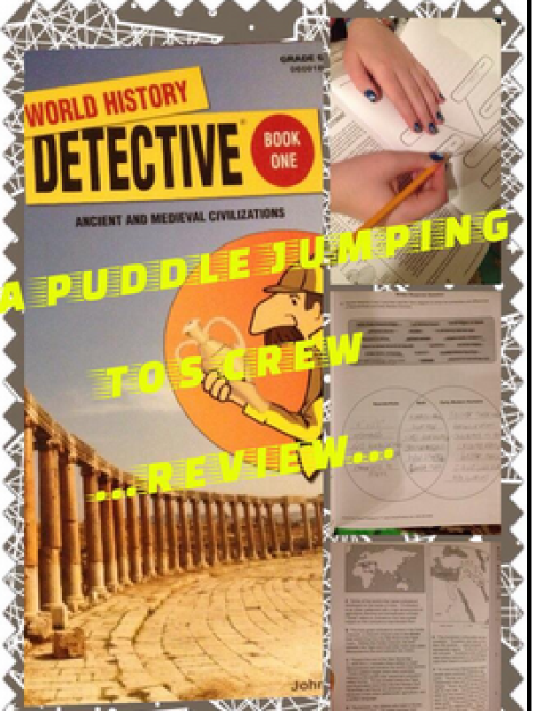 Puddle Jumping TOS Review The Critical Thinking Co World History Detective
