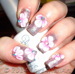 nail 3d flower idea adorable