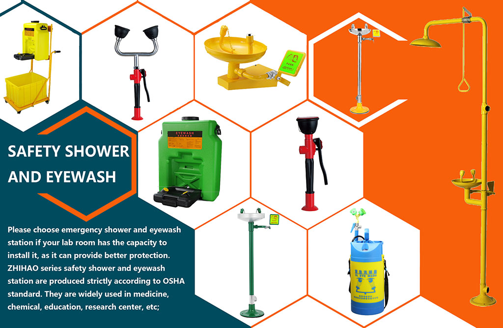 ZHIHAO LAB FURNITURE LTD emergency shower and eyewash station