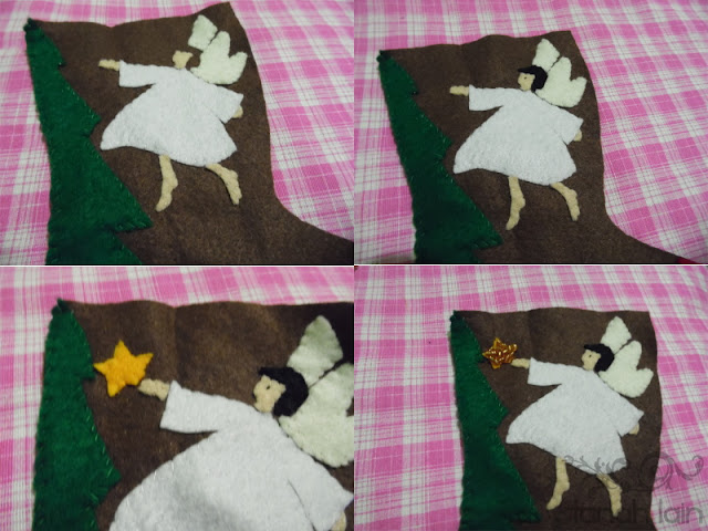 Cómo hacer una bota navideña