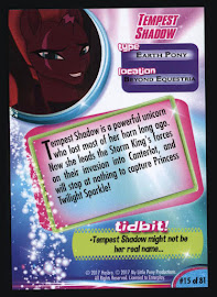 My Little Pony Tempest Shadow MLP the Movie Trading Card