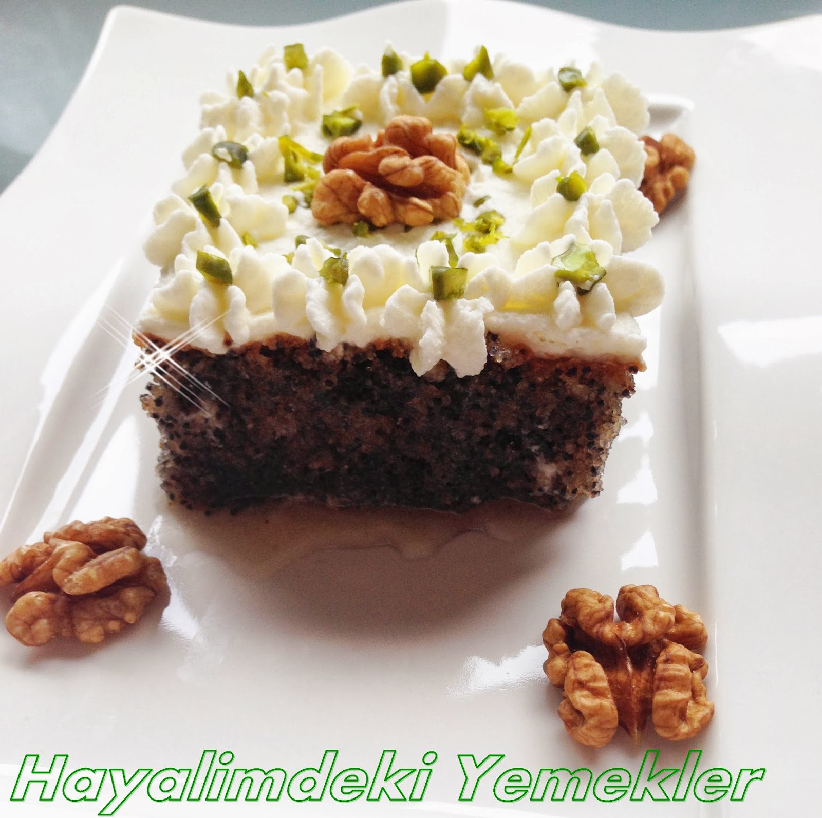 Çıtır pasta ( Haşhaşlı Tatlı ) Resimli Yemek Tarifleri Hayalimdeki