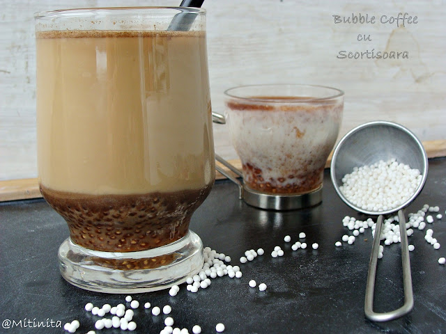 Bubble Coffee - Cafea cu perle de tapioca si scortisoara