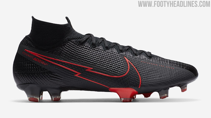 nike red and black football boots