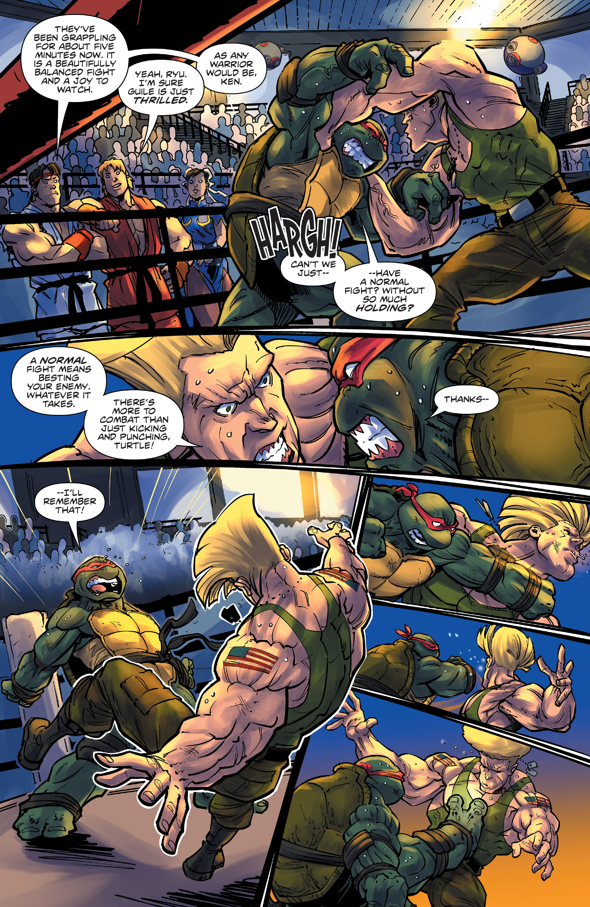 Read online Teenage Mutant Ninja Turtles vs. Street Fighter comic -  Issue #1 - 8