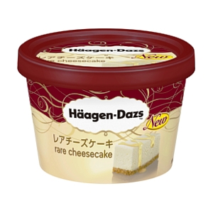 Japanese Haagen Daz rare cheescake ice cream for valentines day tub