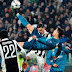 Cristiano Ronaldo's sublime overhead kick lights up Real Madrid win over Juventus(video)