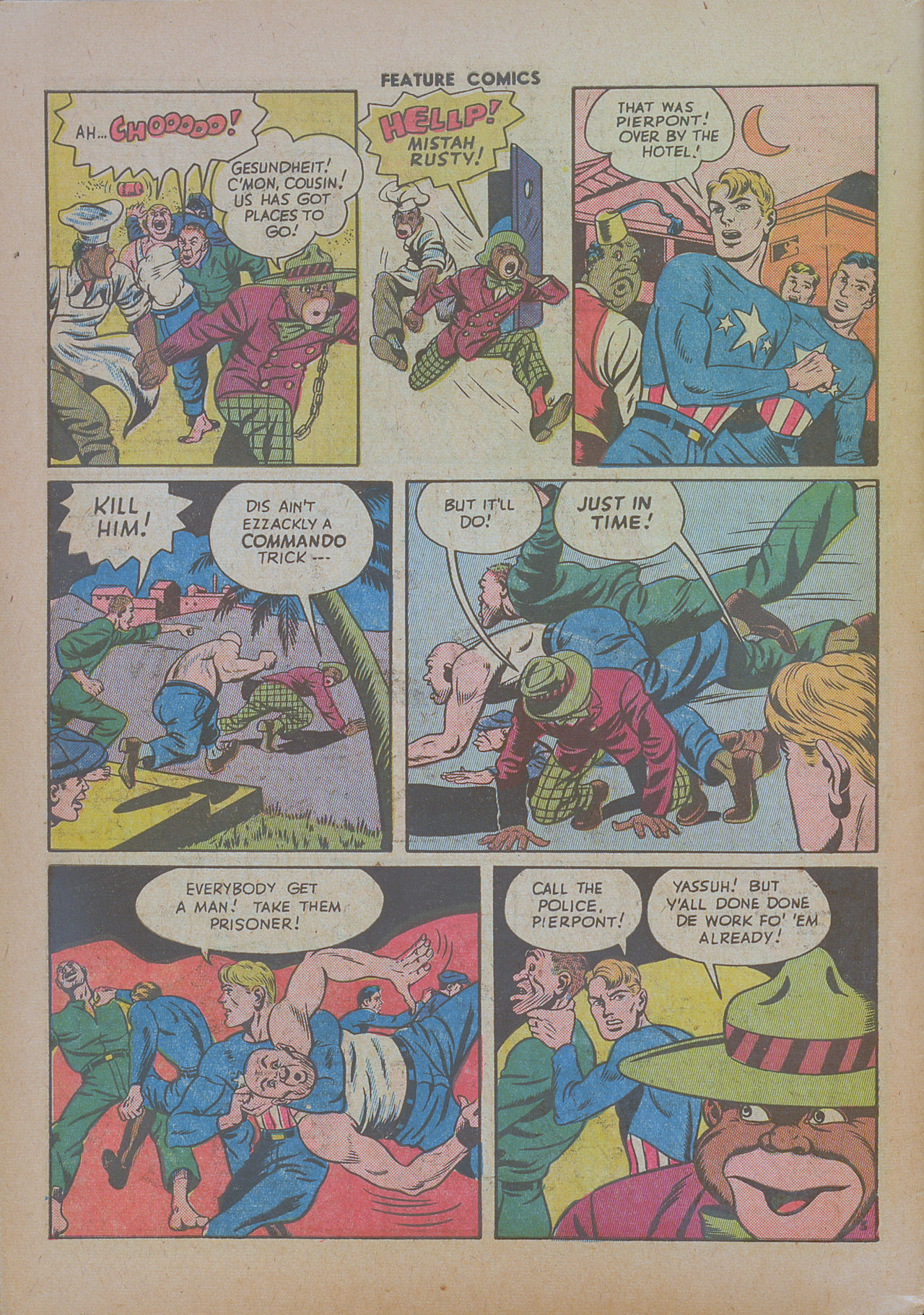 Read online Feature Comics comic -  Issue #77 - 56