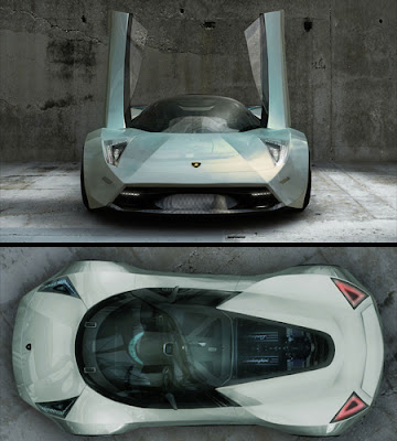 Auto prototipo Lamborghini.