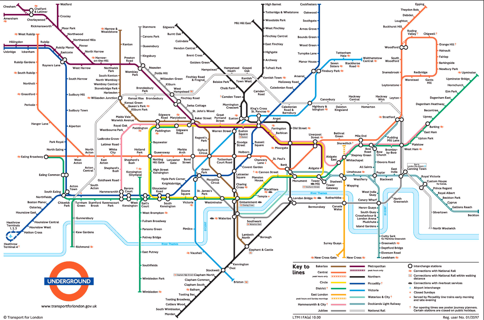 Map Of London Tube