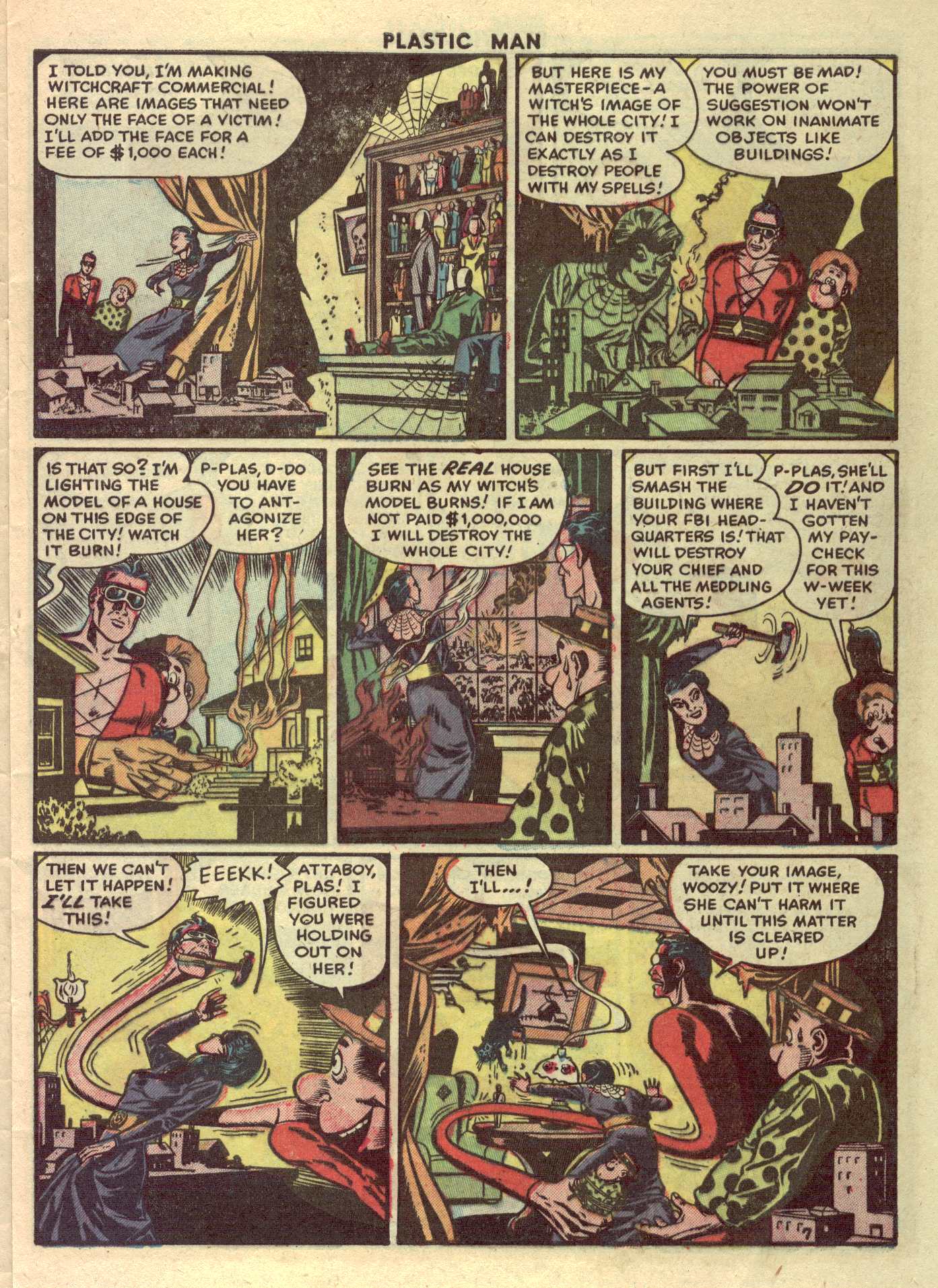 Read online Plastic Man (1943) comic -  Issue #42 - 9
