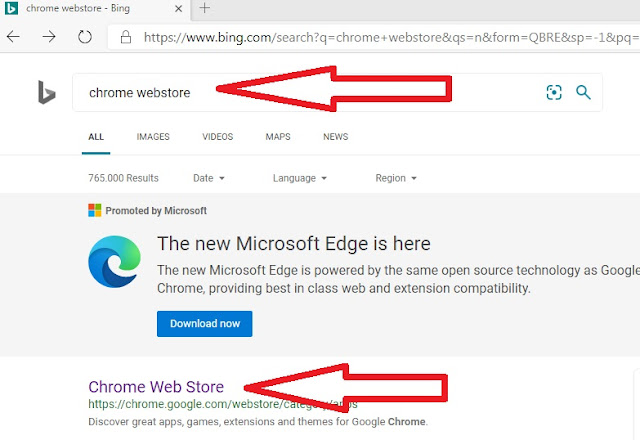 Cara menginstal Tema dari Extension Chrome Di Microsoft Edge Chromium