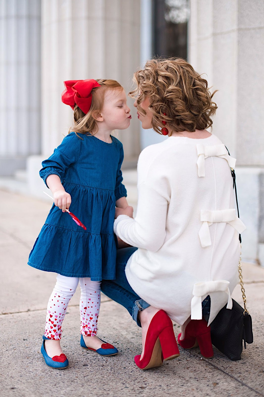 Mommy and Me Valentines Day Look - Click through for more on Something Delightful Blog